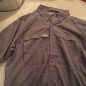 Men’s Fishing Shirt: Gray